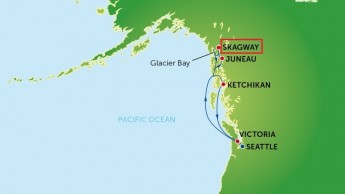 Alaska-Map Skagway