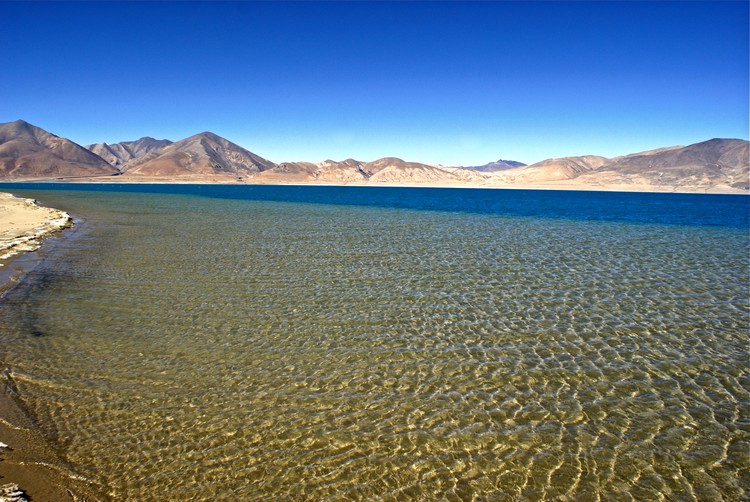清澈的湖水，是多种鱼类和鸟类的家园。