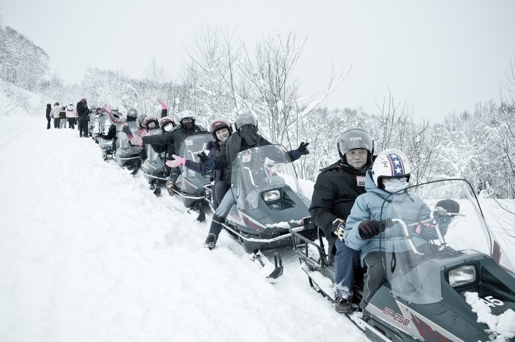 Riding on snow mobile is a must and because of the snow you don't have to be afraid. You can speed!