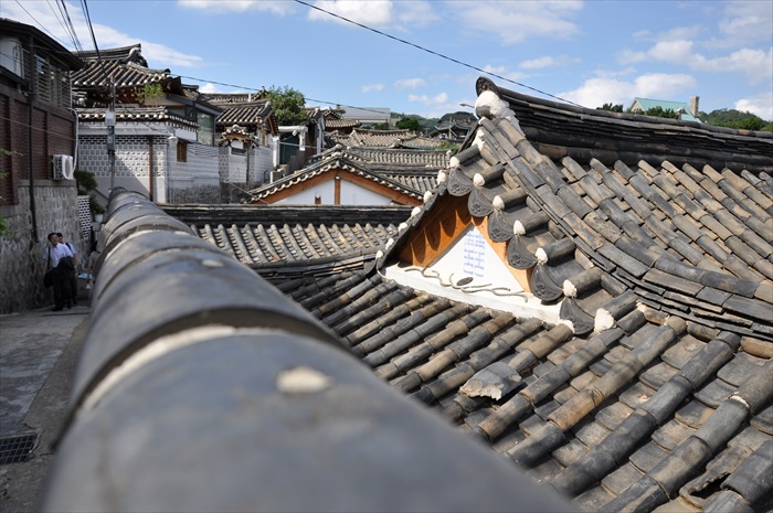 屋顶上的风景韩国图片