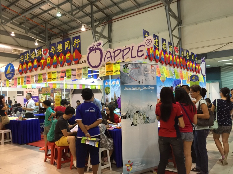 蘋果旅遊 与 安达旅游在“2015年8月份马六甲MATTA旅游展”第二度配合（一）