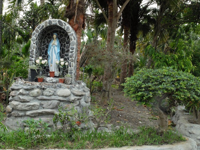 街邊的聖母像。