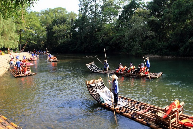 bamboo boat