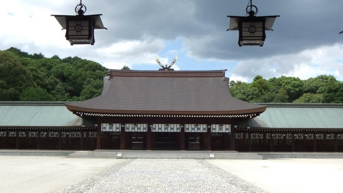 有着悠远历史的橿原神宫。