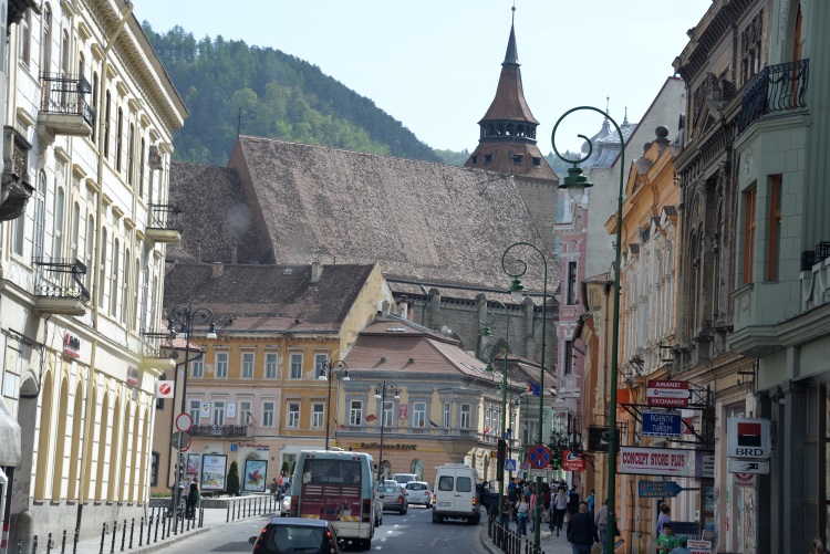Brasov – 160km away from Bucharest. Follow the pedestrian street from the old quarters to the beautiful square and the famous town hall.