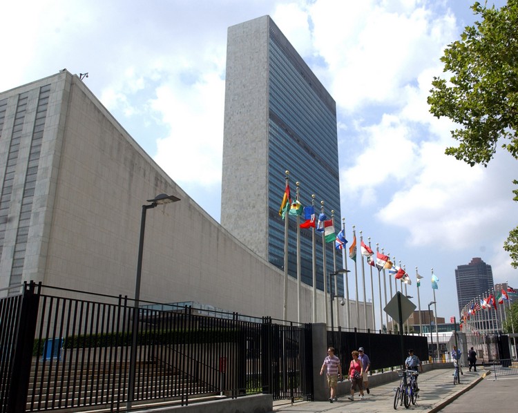 联合国大厦这块领土的所有权不属于美国以及任何一国，而是联合国的——世界上唯一的“国际领土”。只要是会员国国民持有护照就可以进入。