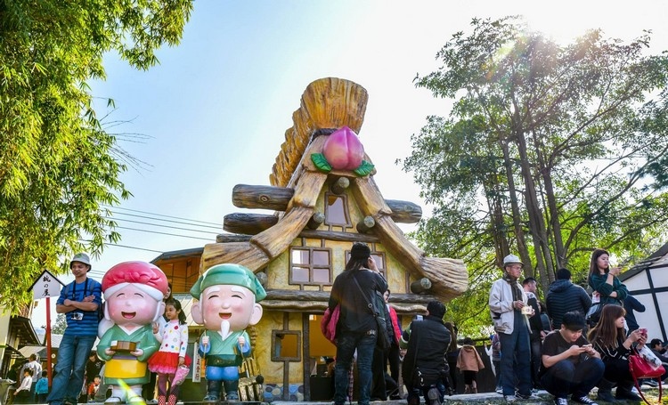 桃太郎电影文化城充满了日式建筑，所有关于桃太郎的事物都可以在这里找到哦！