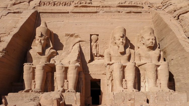 More than 3,000 years old, the magnificent Abu Simbel, originally carved from the stone hill face on the west bank of the Nile, was moved to its present site in the 60s. (Photo: Public domain)