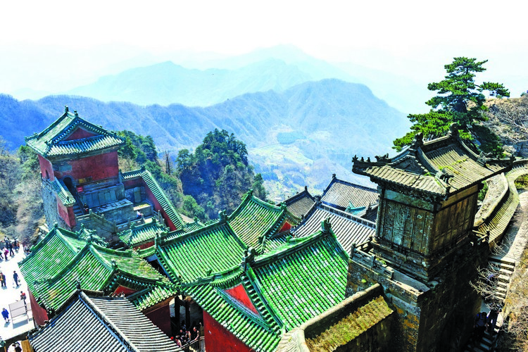 56597241 - wudang mountains of china