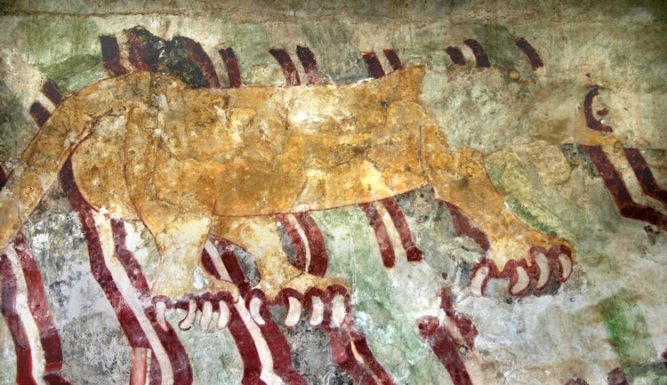 墙上绘图透露着当时的生活气息，也是考古学家得以着手了解其中秘密的管道之一。