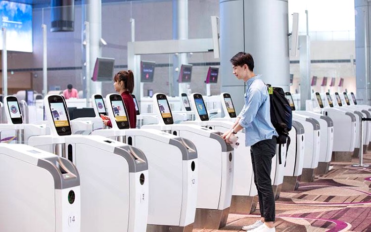 Singapore's Changi Airport now has a fully automated departure clearance process - Changi Airports