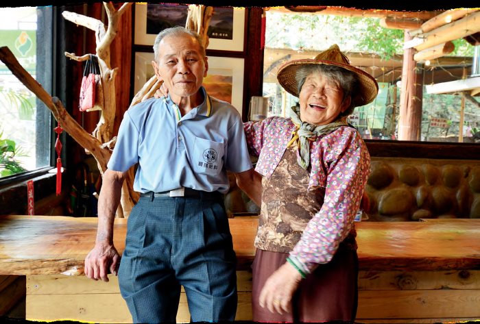 家有一老，如有一宝，可爱的蔡阿公和阿嫲就是大坑休闲农场里的一对活宝。